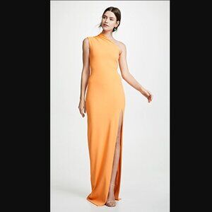 SOLACE LONDON Averie Maxi Dress In Apricot US 6